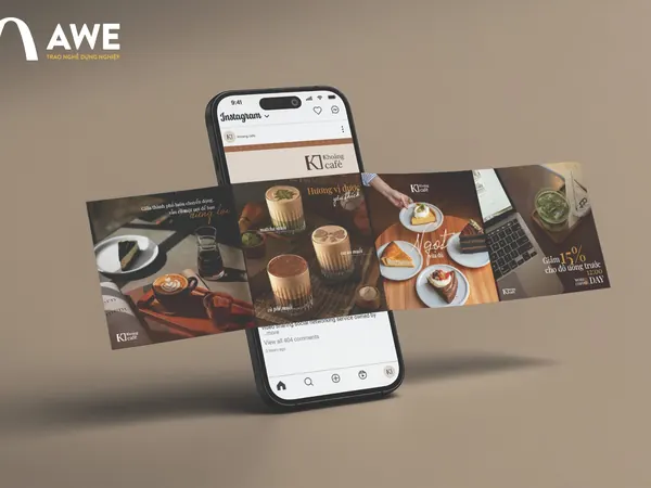 Bộ bài đăng Instagram cho quán cà phê Khoảng