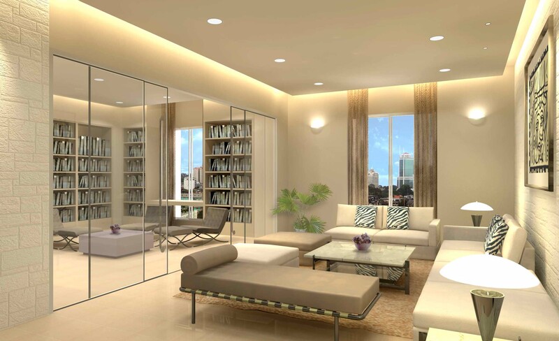 Các mẫu đèn LED âm trần trong thiết kế nội thất