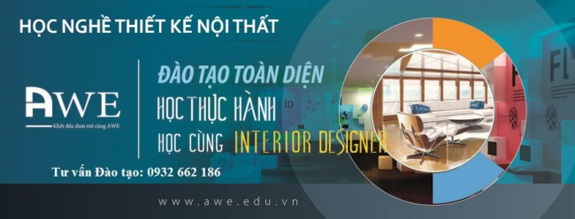 Học nghề thiết kế nội thất cơ bản đến nâng cao tại AWE