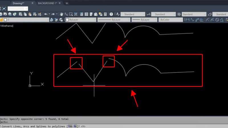 Lệnh Line trong AutoCAD