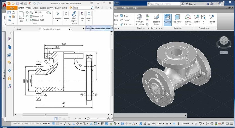 Ứng dụng của AutoCAD trong vẽ 3D