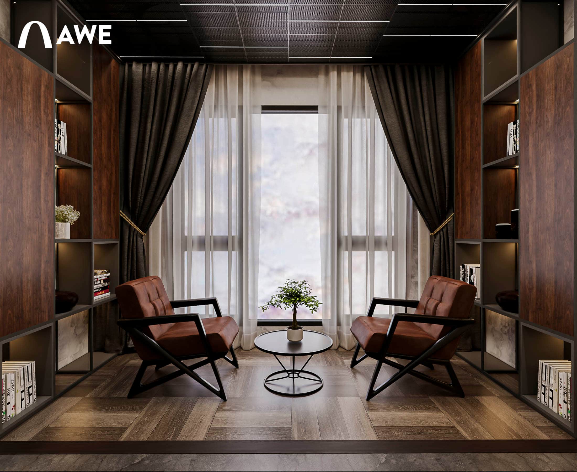 Kiến trúc sư thiết kế nội thất phòng trà