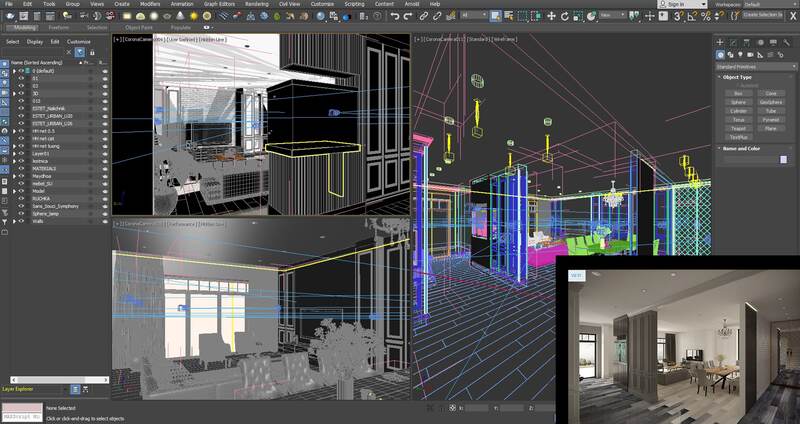 Phần mềm thiết kế nhà chuyên nghiệp 3DsMax