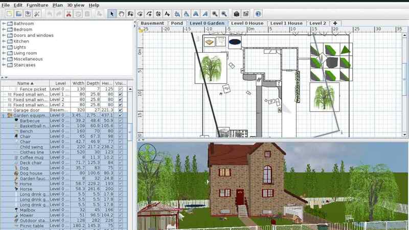 Phần mềm thiết kế nhà Sweet Home 3D