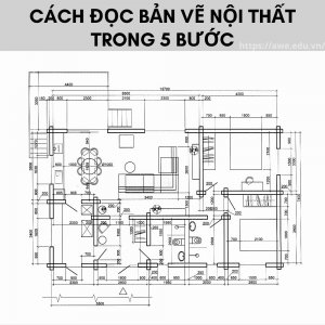 Cách đọc bản vẽ nội thất trong 5 bước