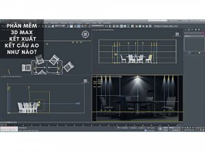 Phần mềm 3D Max kết xuất kết cấu AO như nào?