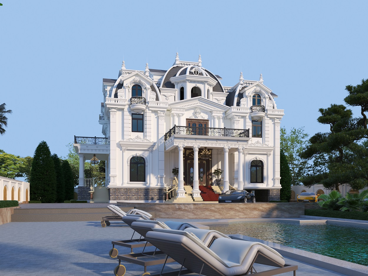 Kiến trúc sư ngoại thất thiết kế không gian biệt thự