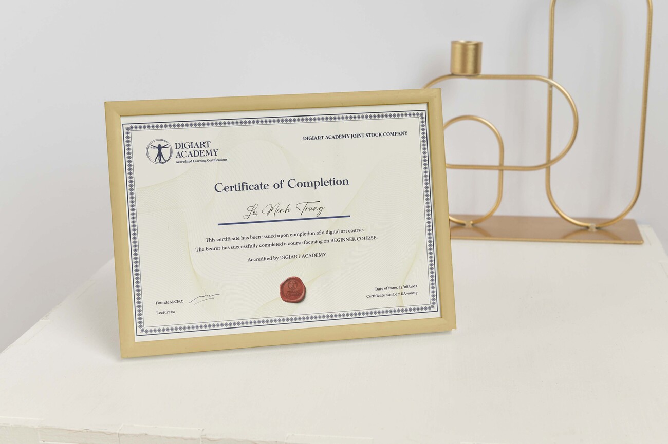 chứng chỉ thiết kế đồ họa quốc tế