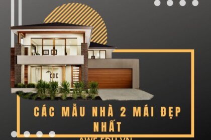 Bật mí +10 mẫu nhà 2 mái đẹp nhất năm 2024