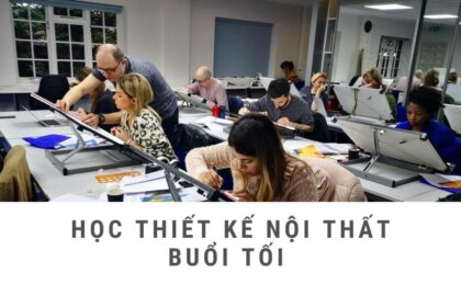Học thiết kế nội thất buổi tối: Giải pháp cho người bận rộn