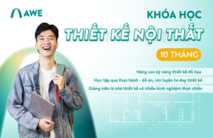Khóa học thiết kế nội thất ngắn hạn 10 tháng