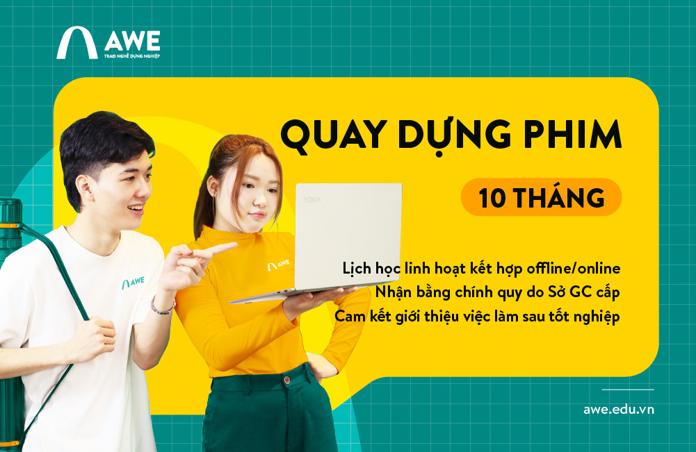 Chương trình học quay – dựng phim 10 tháng