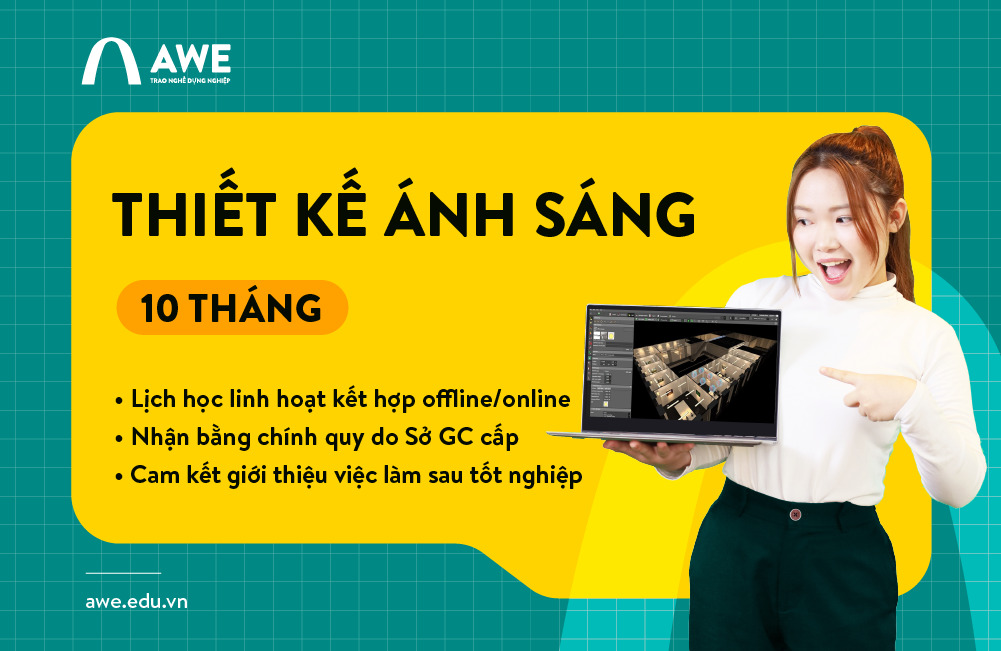 Chương Trình Học Thiết Kế Ánh Sáng 10 Tháng