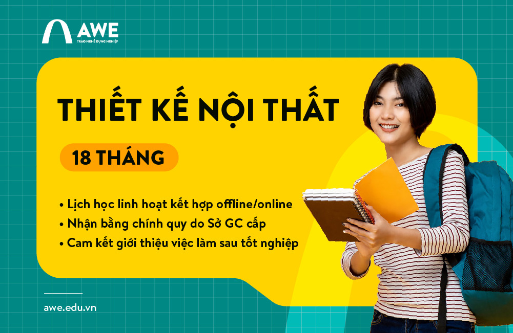 Chương trình Đào tạo Thiết kế Nội thất 18 tháng