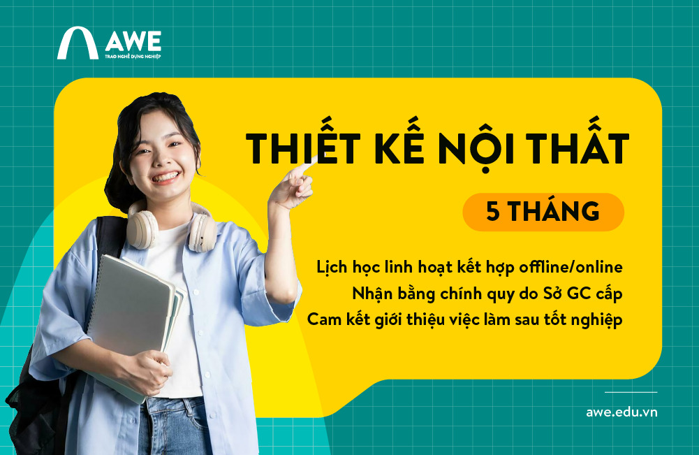 Chương trình Đào tạo Thiết kế Nội thất 5 tháng