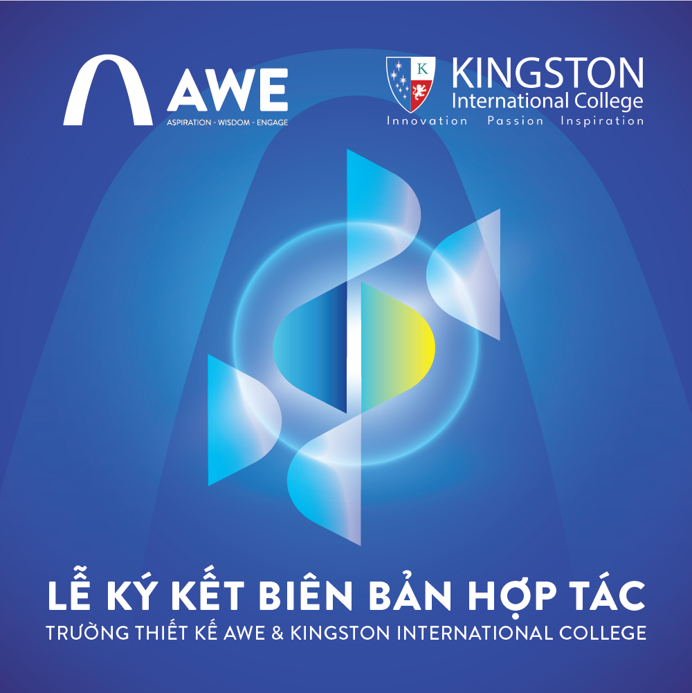 Lễ ký kết biên bản hợp tác giữa Trường thiết kế Awe và Kingston International College