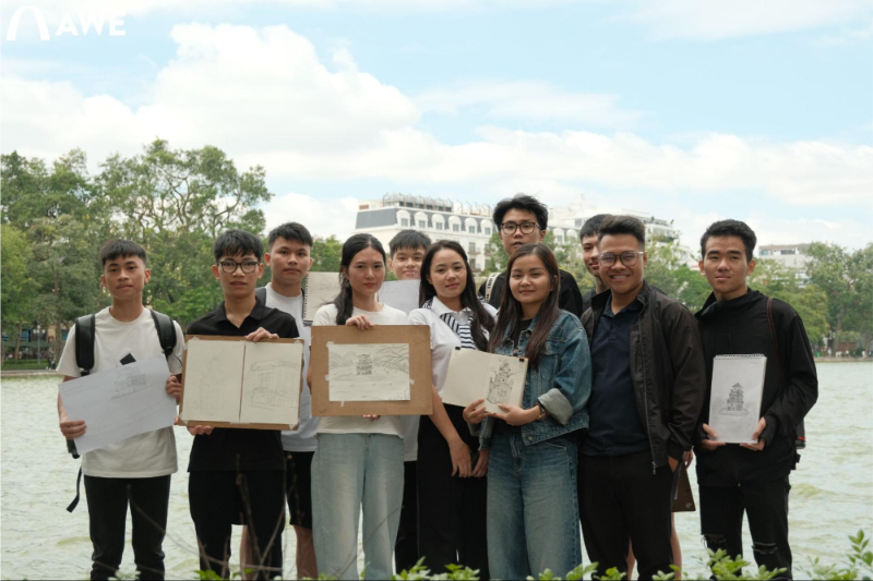 Học viên tham gia các buổi học ký học thực tế