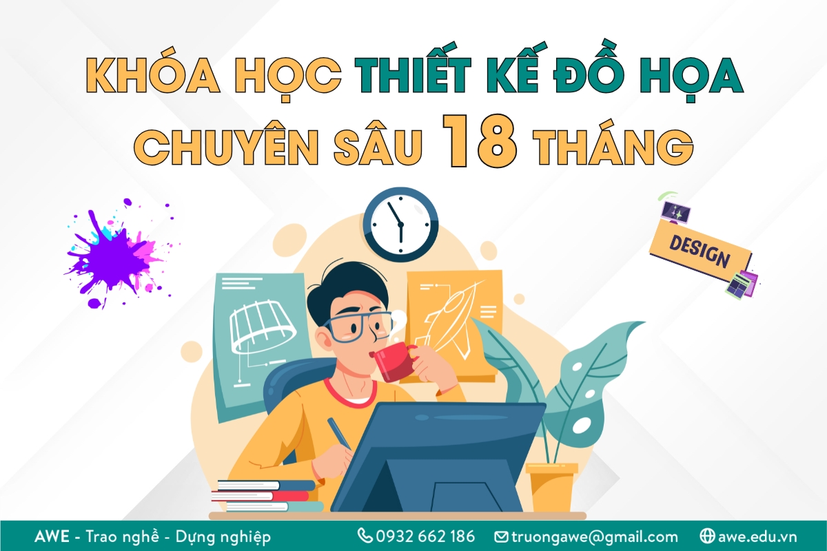 Khóa Học Thiết Kế Đồ Họa 18 Tháng