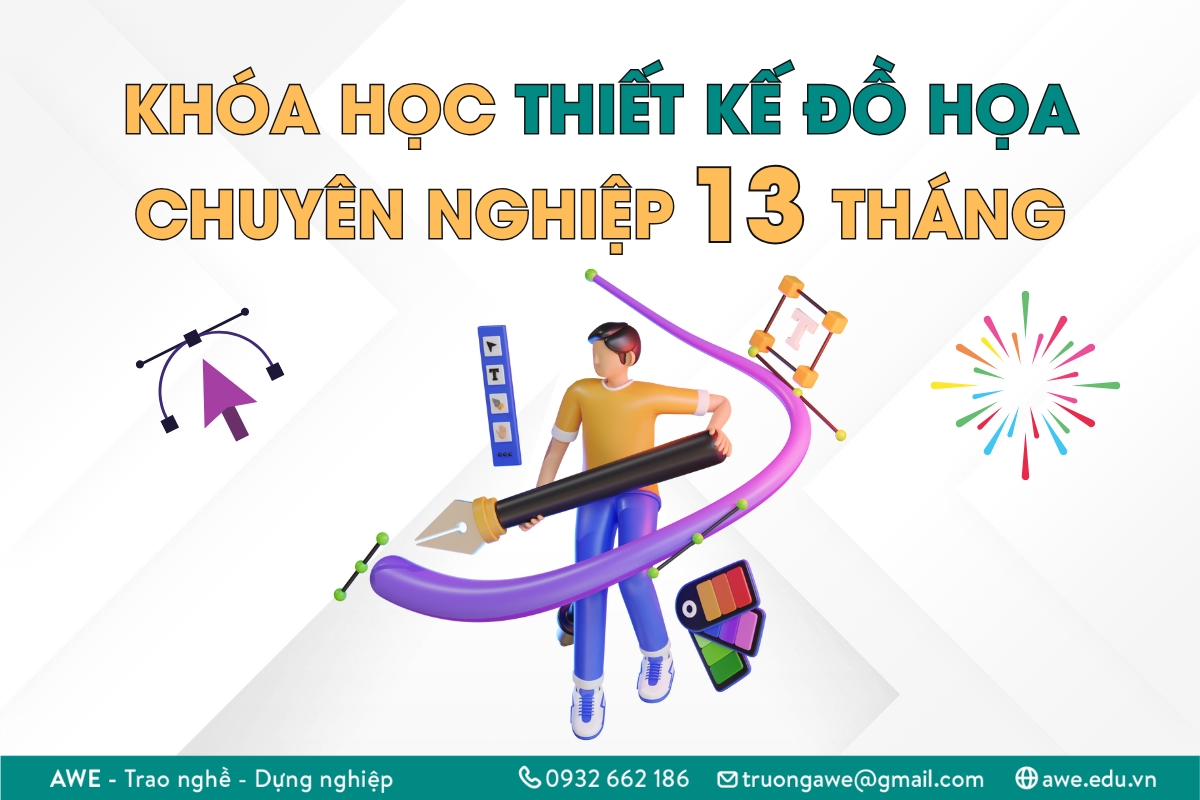 Khóa Học Thiết Kế Đồ Họa 13 Tháng