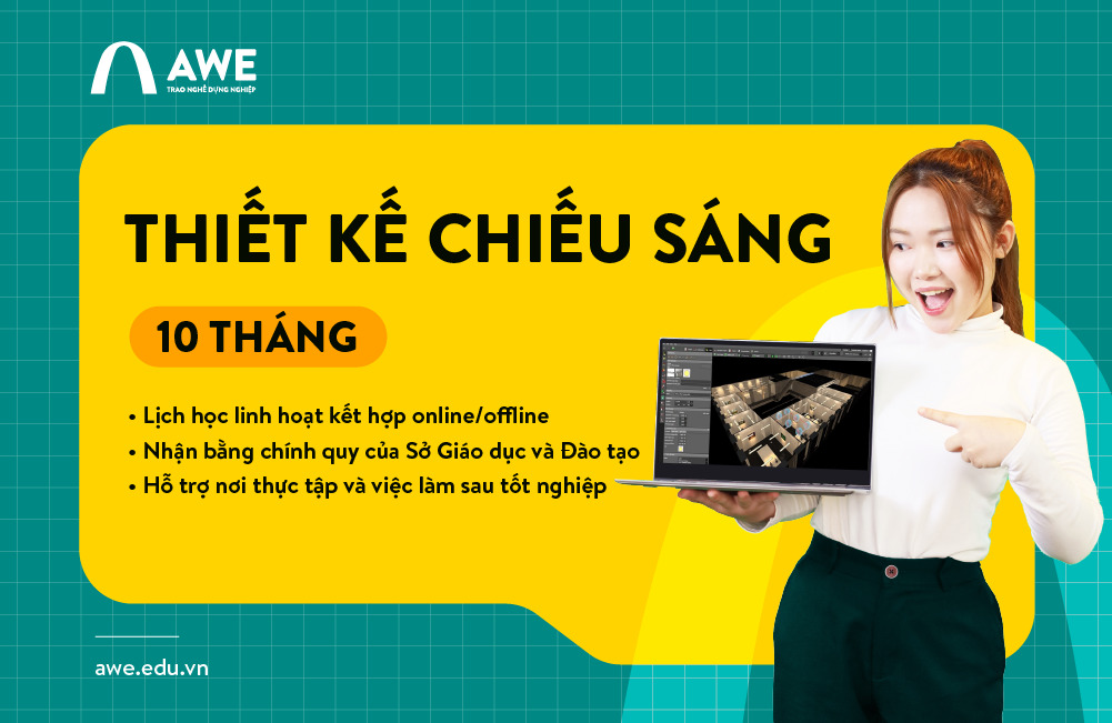 Chương Trình Học Thiết Kế Ánh Sáng 10 Tháng