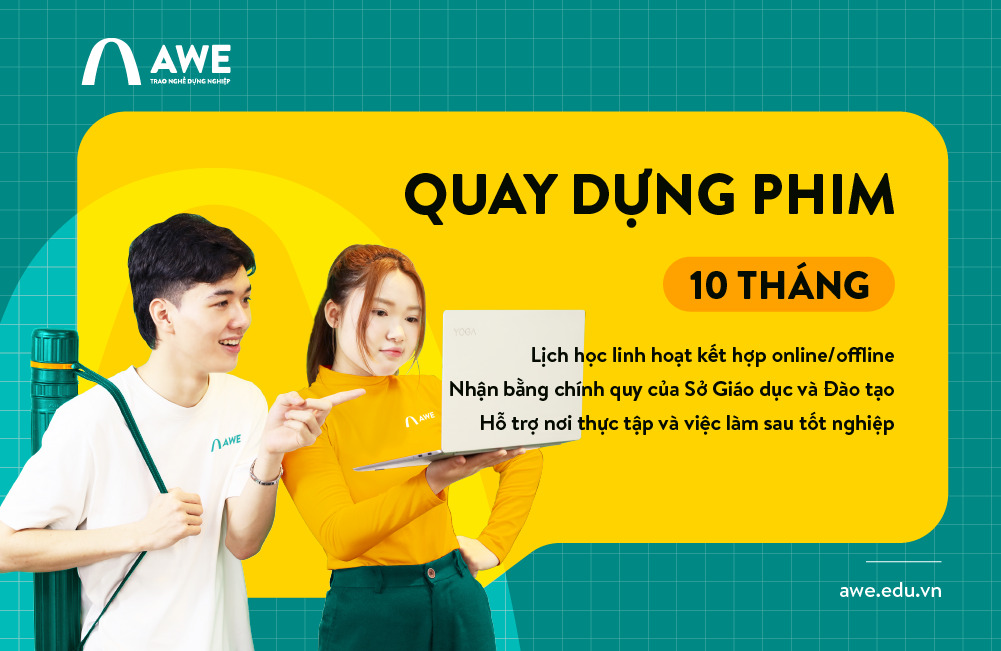 Chương trình học quay – dựng phim 10 tháng