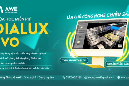 Làm chủ công nghệ chiếu sáng – DIALUX EVO miễn phí trong 2 buổi