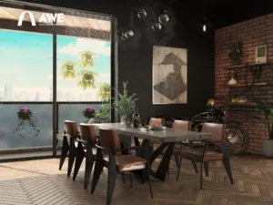 Đồ án thiết kế nội thất của học viên AWE
