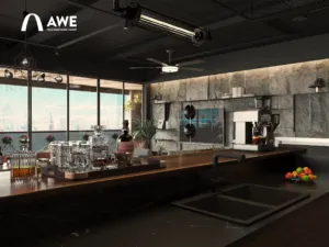 Đồ án thiết kế nội thất của học viên AWE