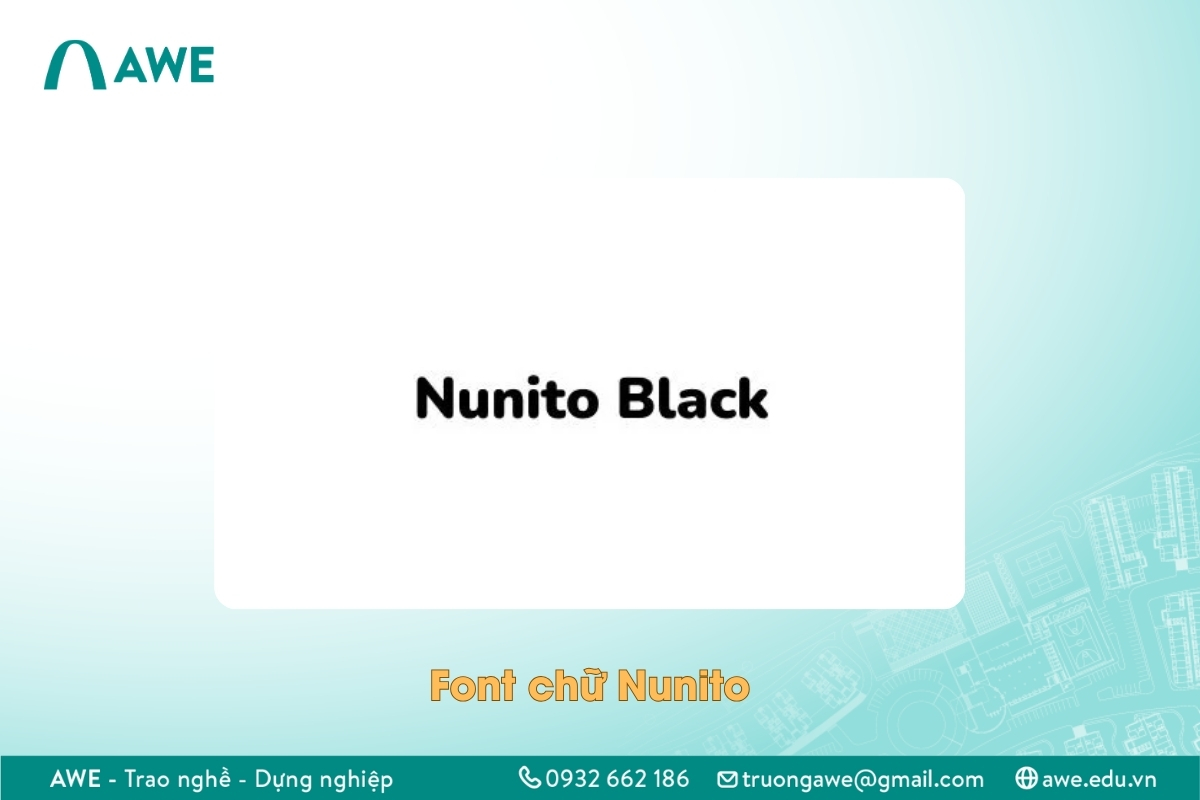 Font chữ Nunito