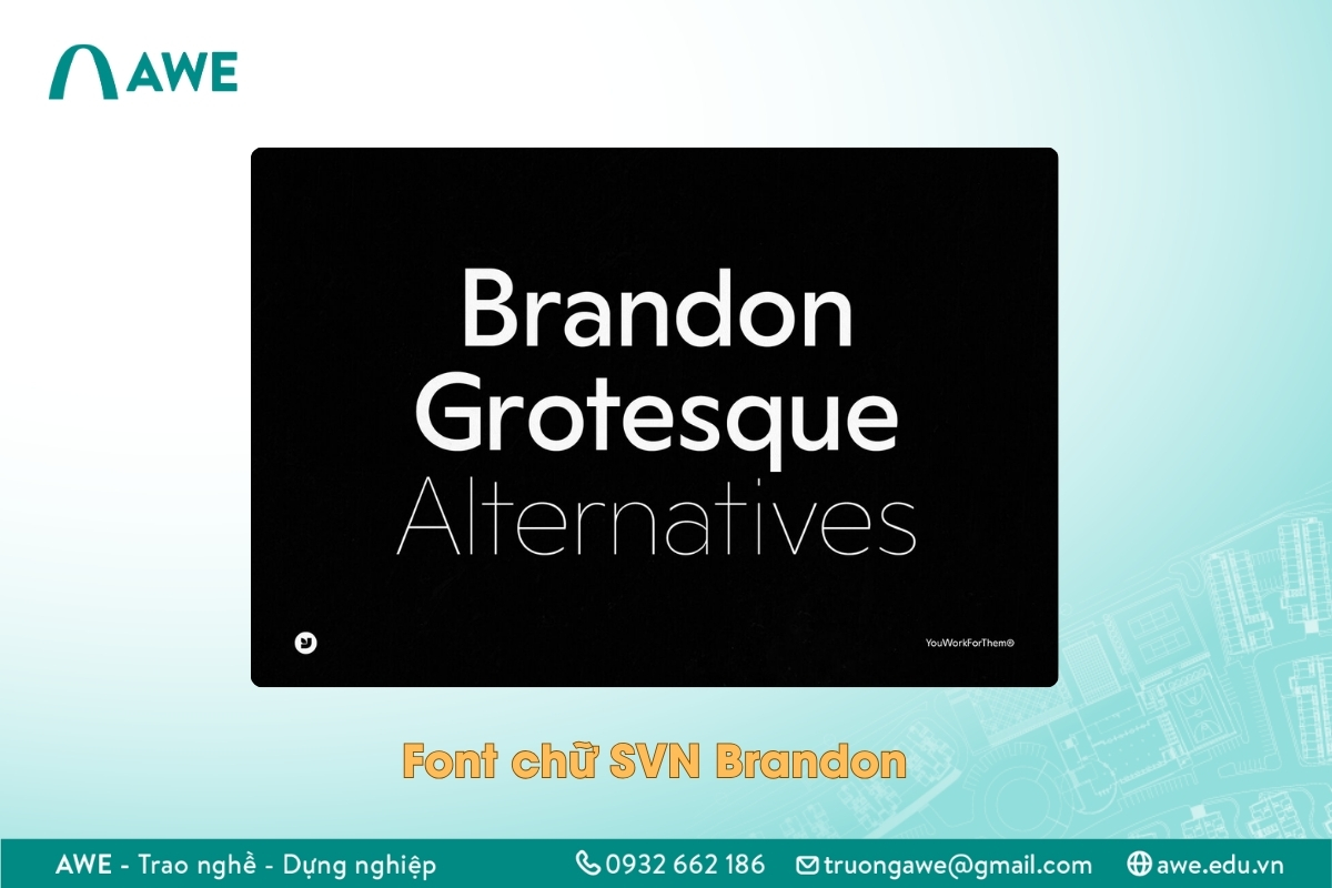 Font chữ VIệt hóa SVN Brandon