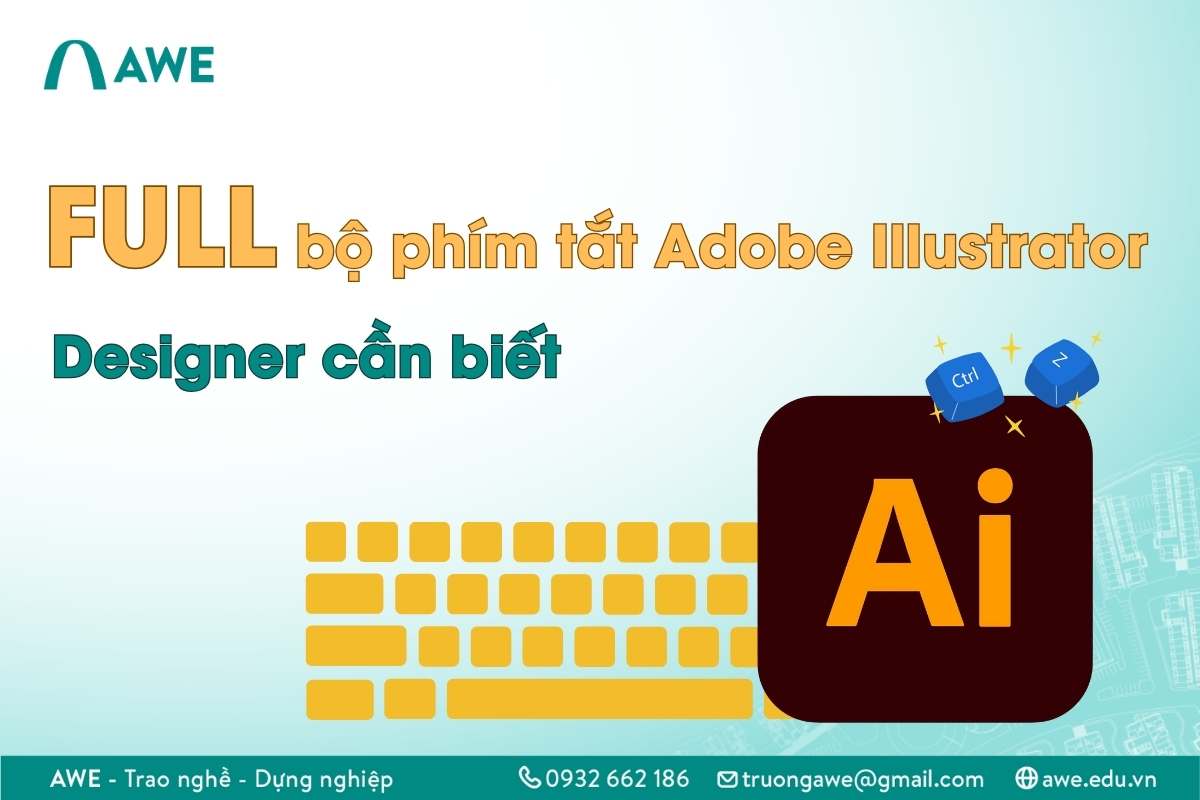 Các phím tắt trong Illustrator bạn cần biết