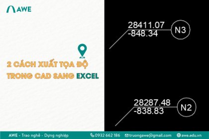 Hướng dẫn cách xuất tọa độ trong CAD sang file Excel dễ dàng