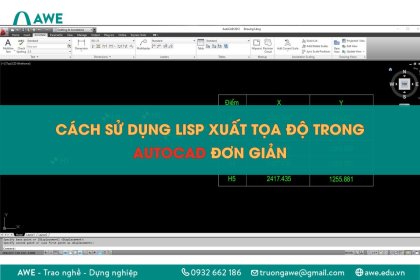 Cách dùng Lisp xuất tọa độ trong CAD, 5 lisp phổ biến nhất