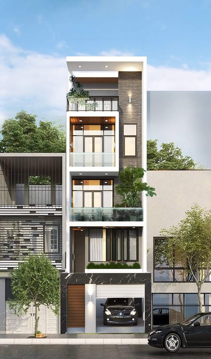 Mẫu thiết kế nhà 5x12m đẹp