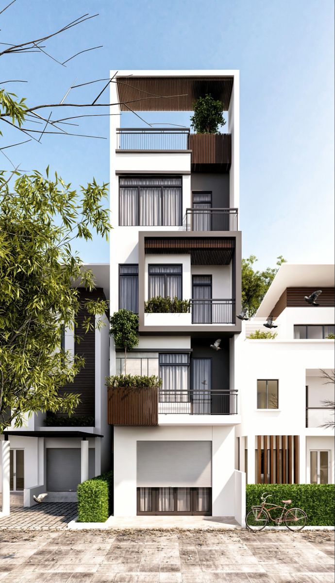 Mẫu thiết kế nhà 5x12m đẹp