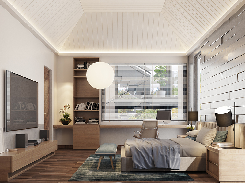 Mẫu thiết kế nhà ống 5x12m hiện đại
