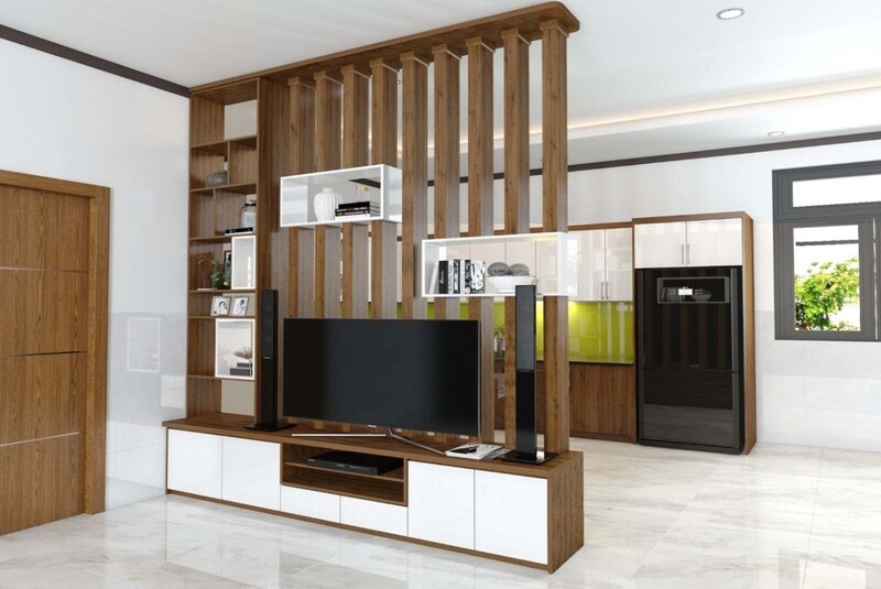 Công dụng của vách ngăn phòng khách