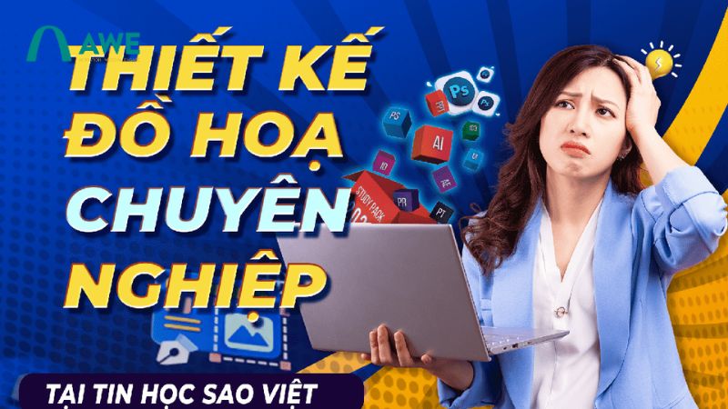 Trung Tâm Tin học Sao Việt dạy thiết kế đồ họa bài bản