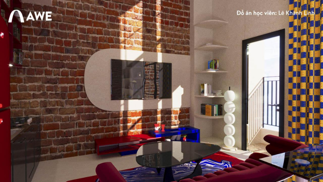 Sự tương phản của các gam màu 