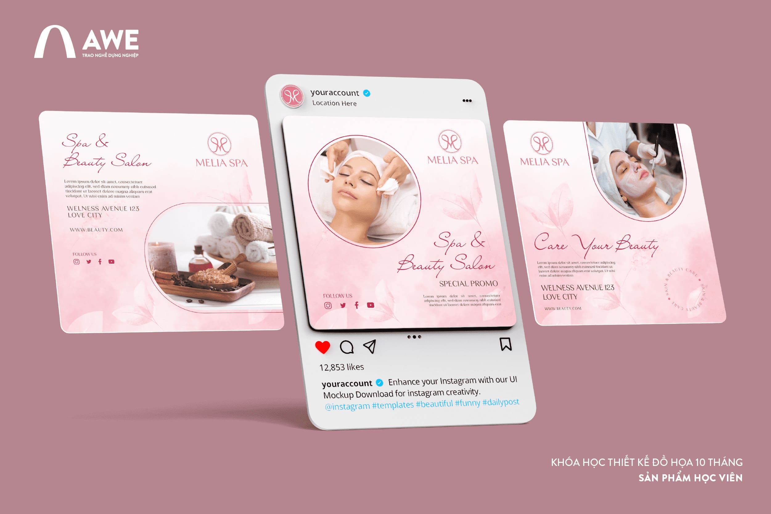 Bài tập Thiết kế Đồ Họa học viên Trịnh Thị Liên