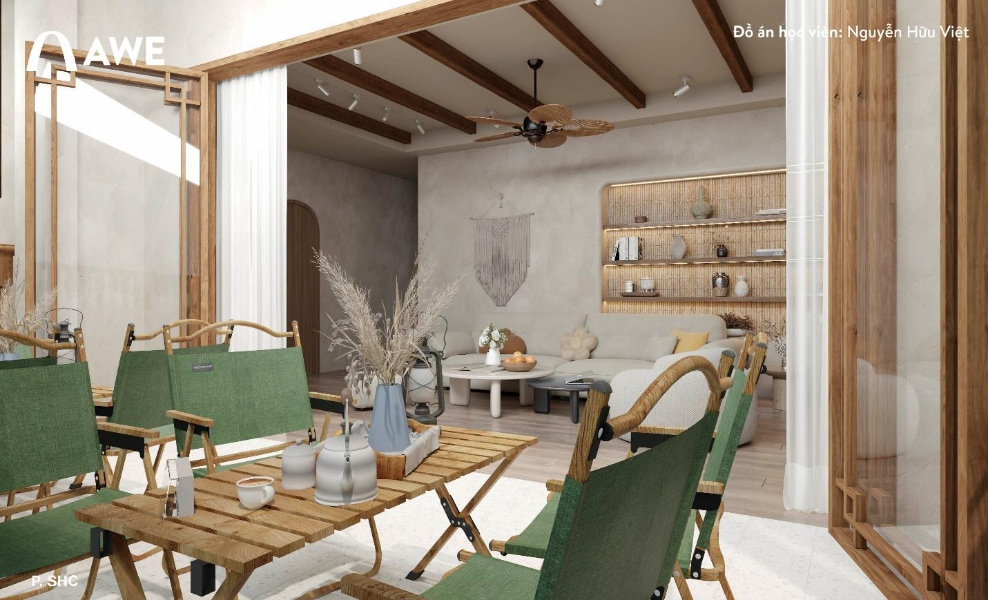 Không gian phòng khách 