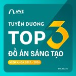 AWE tuyên dương top 3 đồ án sáng tạo