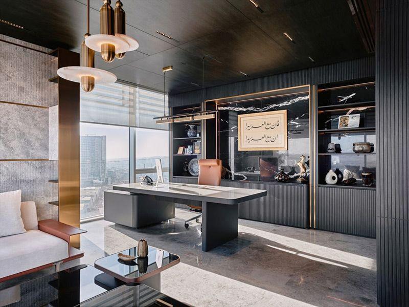 Phong cách thiết kế nội thất văn phòng xu hướng Luxury