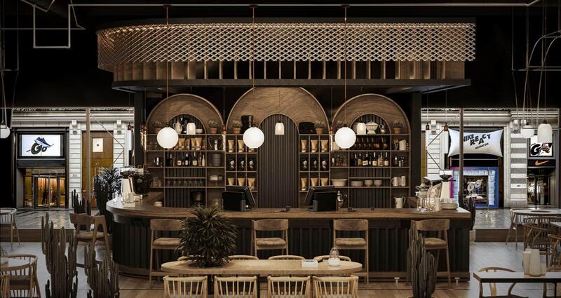 Thiết kế nội thất quán cafe theo phong cách Đương đại trẻ trung