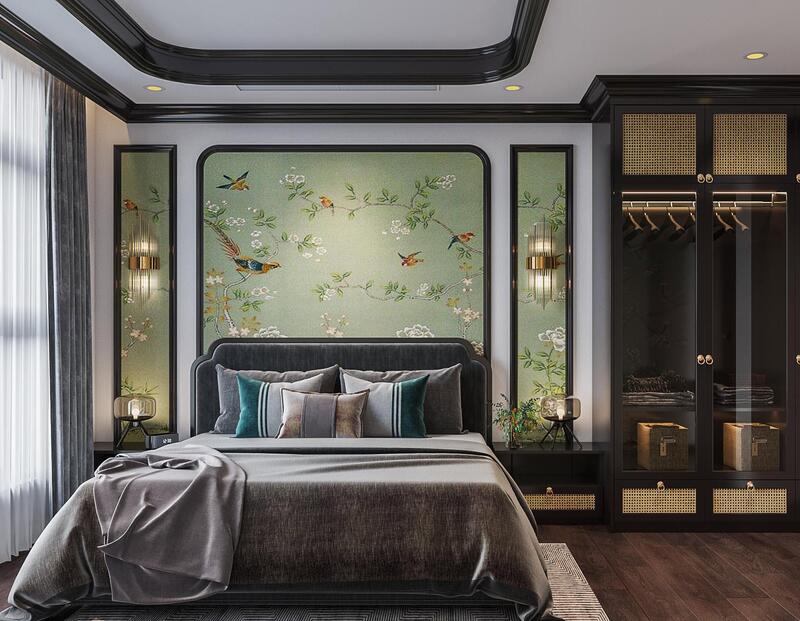 Phong cách Indochine là lựa chọn hoàn hảo để thiết kế phòng ngủ nữ