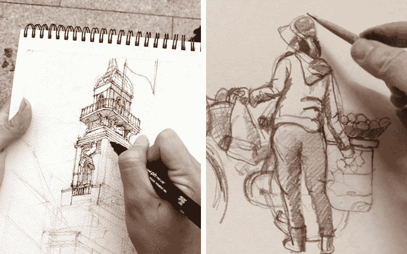 Các loại nét vẽ cơ bản trong hội họa