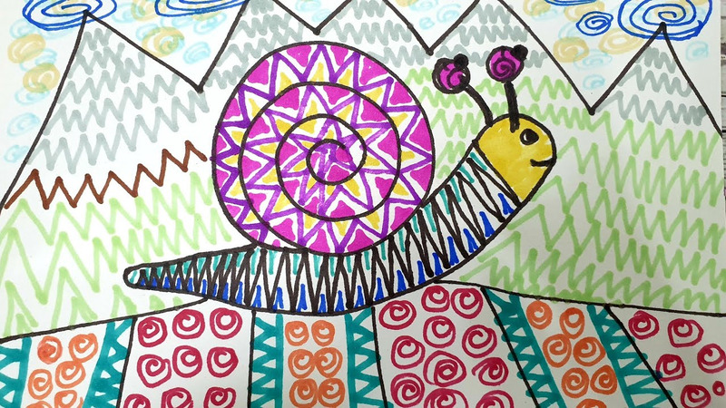 Nét gấp khúc (zigzag) kích thích thị giác trong hội họa