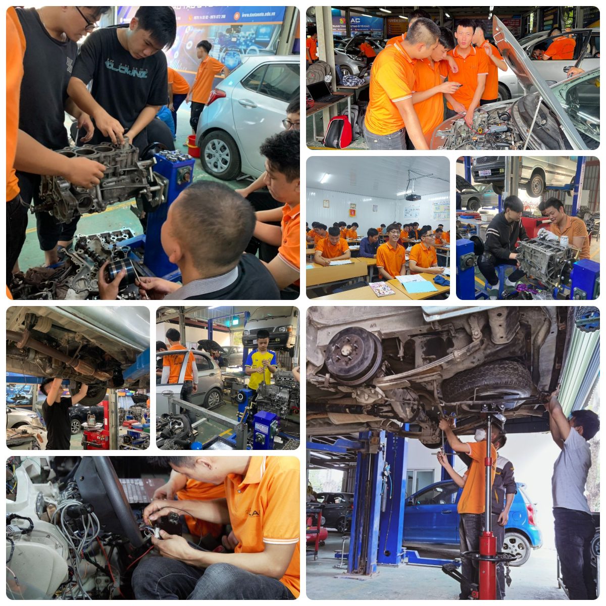 Học nghề sửa chữa ô tô xe máy cho nam giới 15 tuổi