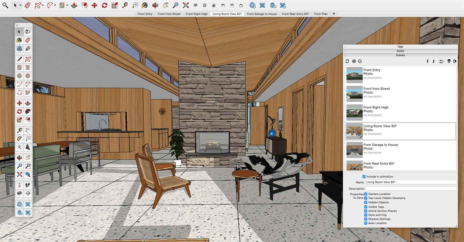 phần mềm thiết kế nội thất miễn phí SketchUp Free