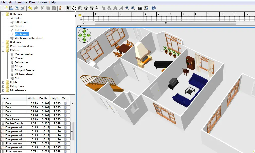 Sweet Home 3D phần mềm vẽ mặt bằng nội thất miễn phí
